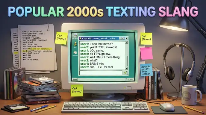 Popular 2000s Texting Slang
