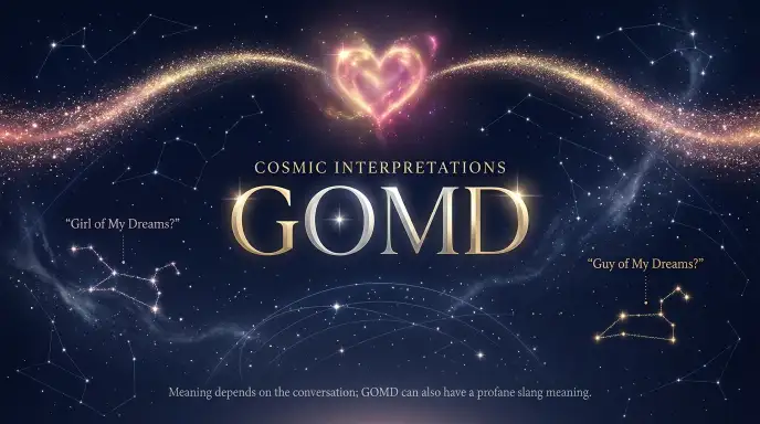Can GOMD Mean Girl of My Dreams or Guy of My Dreams?