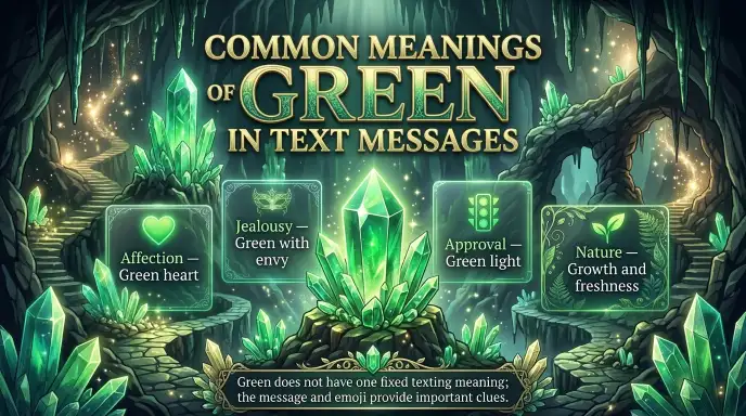 Common Meanings of Green in Text Messages