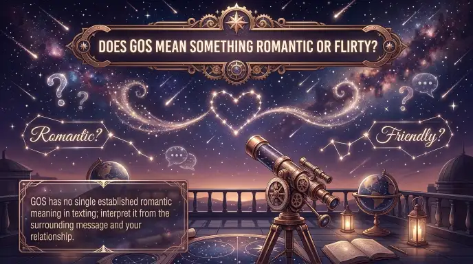 Does GOS Mean Something Romantic or Flirty?