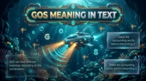 GOS Meaning in Text