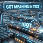 GOT Meaning in Text