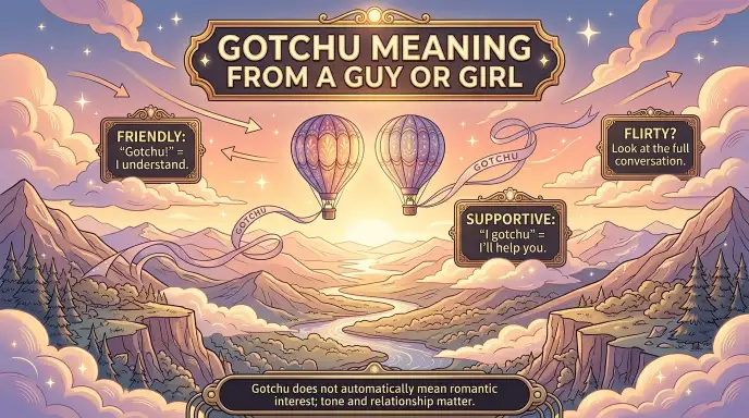 Gotchu Meaning From a Guy or Girl