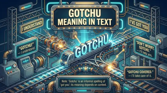 Gotchu Meaning in Text