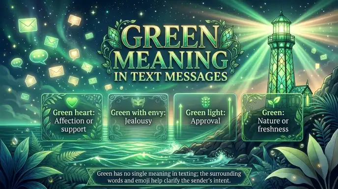 Green Meaning in Text Messages