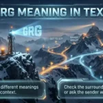 GRG Meaning in Text