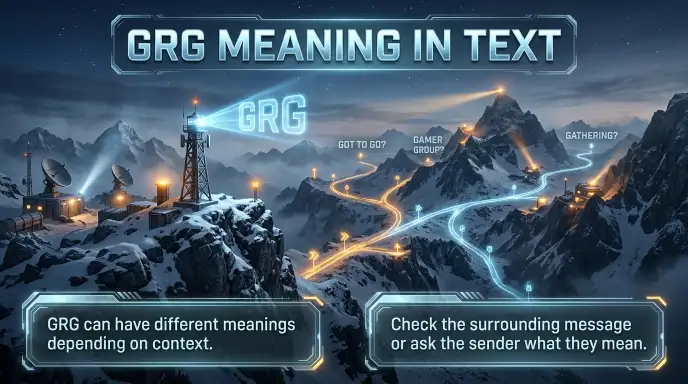 GRG Meaning in Text