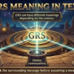 GRS Meaning in Text