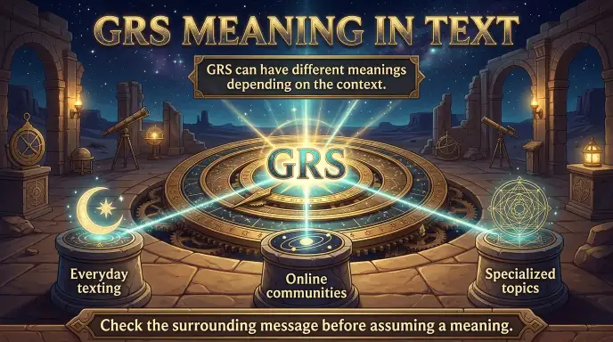 GRS Meaning in Text