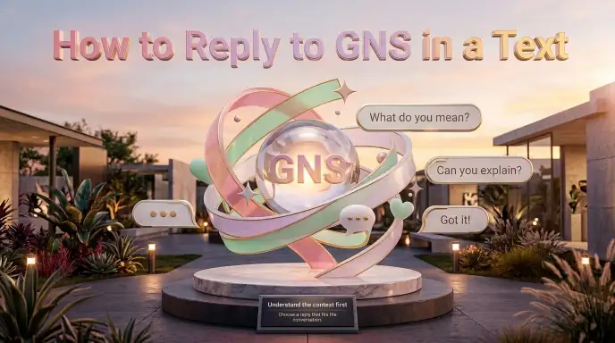 How to Reply to GNS in a Text