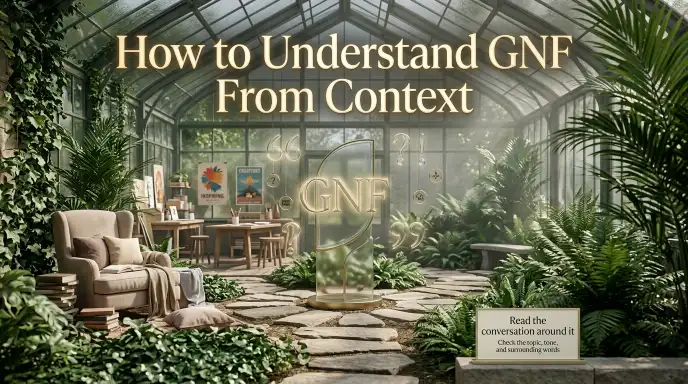 How to Understand GNF From Context