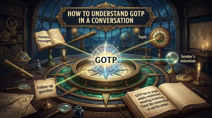 How to Understand GOTP in a Conversation