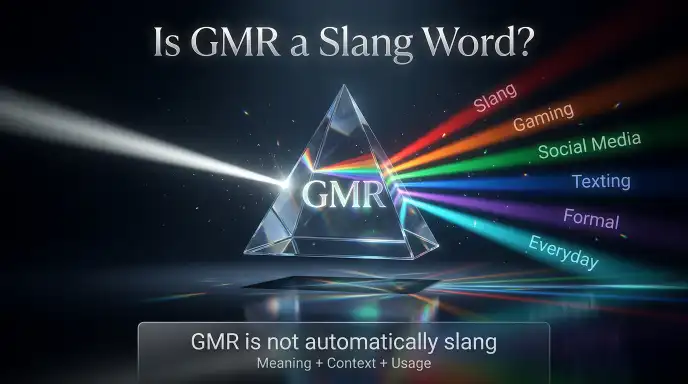 Is GMR a Slang Word?