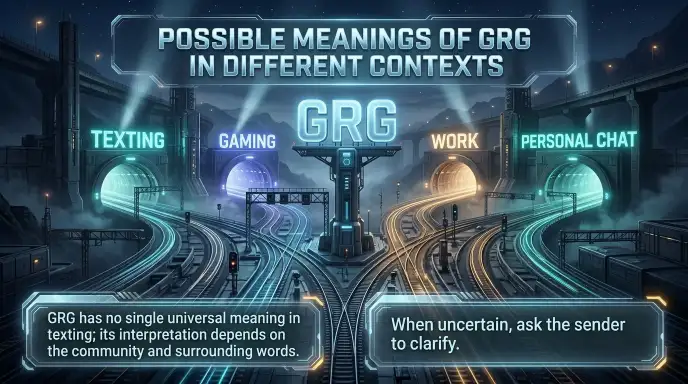 Possible Meanings of GRG in Different Contexts