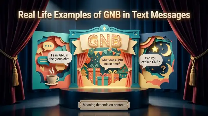 Real Life Examples of GNB in Text Messages