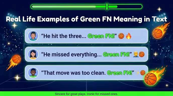 Real Life Examples of Green FN Meaning in Text