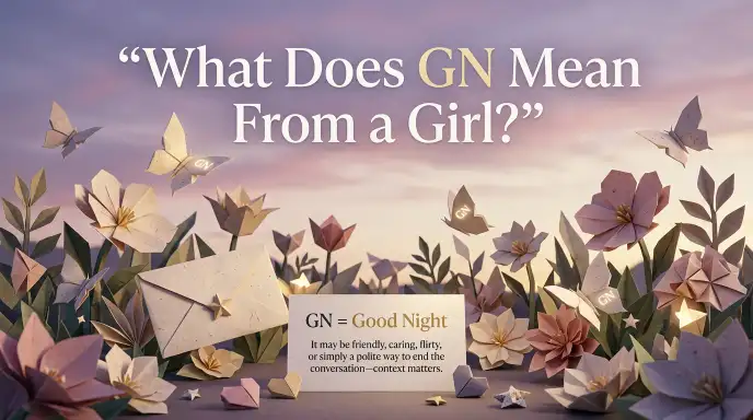 What Does GN Mean From a Girl?