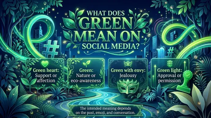 What Does Green Mean on Social Media?